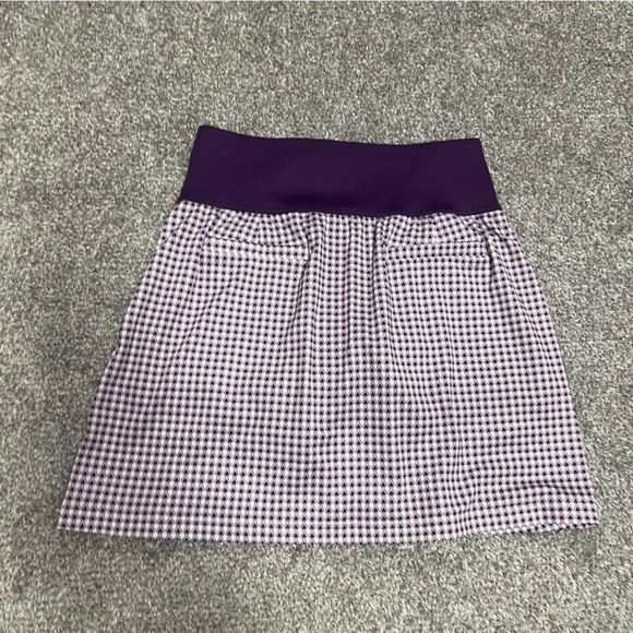 Puma Skort Women’s XS Purple Skirt Powershape Dassler Geometric Tennis Golf NEW - Picture 7 of 8